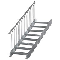 Scarlo 1000 with 8 Steps handrail on one side